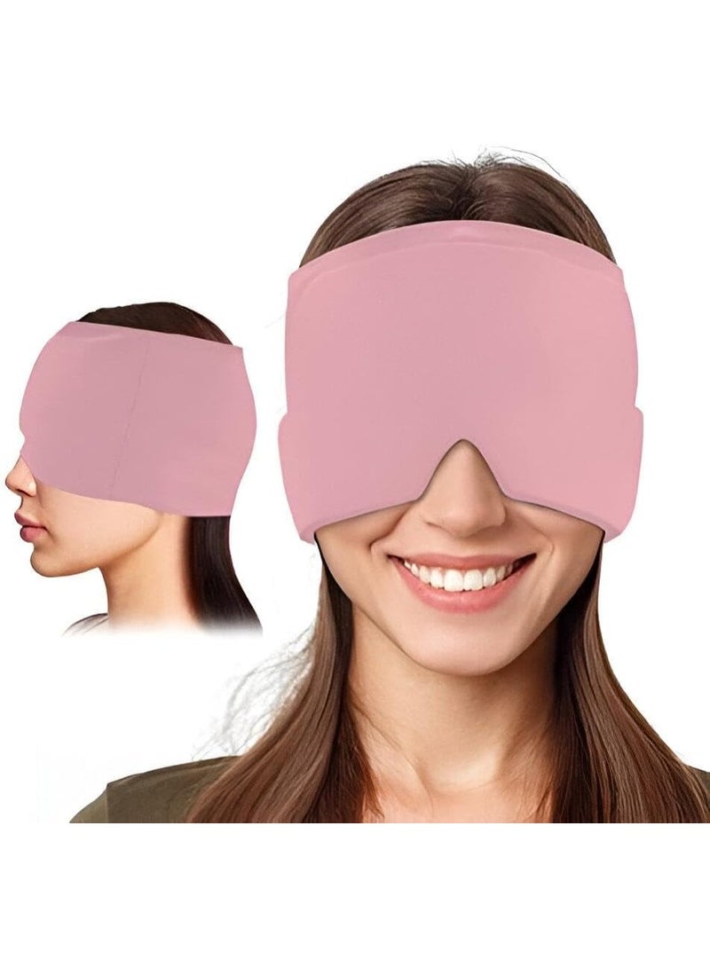 Headache Relief Hat - Innovative cold and hot therapy cap designed to alleviate migraine pain and stress, providing comfort and relaxation for your head. (2 pcs) - Image 1